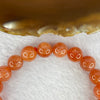 Good Grade Natural Sunstone, Heliolite and Aventurine Feldapar Beads Bracelet 天然金太阳日光石珠手链 24.39g 16cm 9.8 mm 20 Beads - Huangs Jadeite and Jewelry Pte Ltd