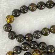 Natural Medicine King Amber Beads Necklace 天然药王琥珀项链 36.73g 92cm 8.3mm 111 Beads - Huangs Jadeite and Jewelry Pte Ltd