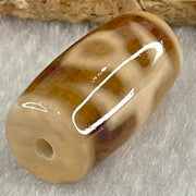 Natural Powerful Tibetan Old Oily Agate Patina Guiren Tairen Human Dzi Bead Totem Amulet Heavenly Master (Tian Zhu) 贵人天诛 4.84g 20.6 by 11.7mm - Huangs Jadeite and Jewelry Pte Ltd