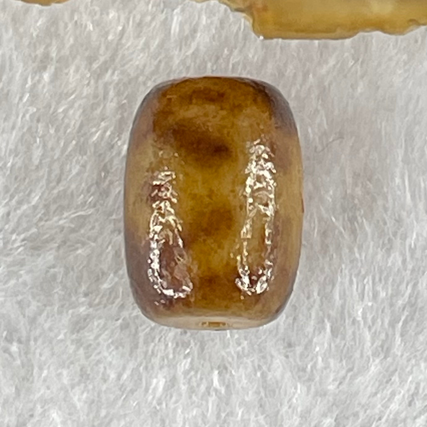 Natural Powerful Tibetan Old Oily Agate Patina Guiren Tairen Human Dzi Bead Totem Amulet Heavenly Master (Tian Zhu) 贵人天诛 1.50g 11.9 by 8.8mm - Huangs Jadeite and Jewelry Pte Ltd