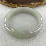 Natural Type A Jelly Light Lavender Light Green Jadeite Bangle 57.44g Inner Diameter 52.8mm 13.9 by 8.4mm (Slight External Line) - Huangs Jadeite and Jewelry Pte Ltd