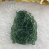 Type A Semi Icy Blueish Green Jadeite Pixiu 28.6 by 22.2 by 3.8 mm 5.30g - Huangs Jadeite and Jewelry Pte Ltd