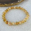 Natural Mountain Yellow Pyramid citrine bracelet 金字塔黄水晶手牌15.17g 15cm 7.9mm 24 Beads - Huangs Jadeite and Jewelry Pte Ltd