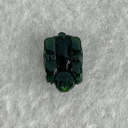 Good Grade Type A Translucent Black Jadeite Dragon Turtle Charm Pendant 0.72g 10.9 by 7.1 by 5.3mm - Huangs Jadeite and Jewelry Pte Ltd