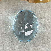 Natural Sky Blue Topaz Oval Shape 10.65ct 14.1 by 10.6 by 8.0mm - Huangs Jadeite and Jewelry Pte Ltd