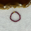 Natural Red Garnet Beads Ring 1.05g US 7.5/ HK 16.5 2.9mm 25 Beads - Huangs Jadeite and Jewelry Pte Ltd
