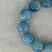 Natural Aquamarine Beads Bracelet 109.28g 18.5cm 19.2mm 12 Beads - Huangs Jadeite and Jewelry Pte Ltd
