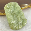 Type A Green Jadeite Shan Shui 9.41g 26.5 by 38.4 by 5.0mm - Huangs Jadeite and Jewelry Pte Ltd