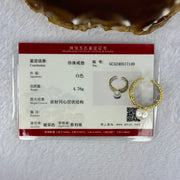 Natural Pearl in Sliver Gold Color Ring (Adjustable Size) 4.76g 8.4mm - Huangs Jadeite and Jewelry Pte Ltd