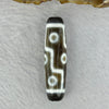 Natural Powerful Tibetan Old Oily Agate 9 Eyes Dzi Bead Heavenly Master (Tian Zhu) 九眼天诛 12.47g 48.7 by 13.4mm - Huangs Jadeite and Jewelry Pte Ltd