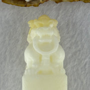 Natural Tridacan Shell Mini Tower Pixiu Seal Display 208.90g 101.2 by 28.7 by 31.6mm - Huangs Jadeite and Jewelry Pte Ltd