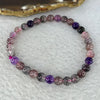 Natural Super 7 Crystal Bracelet 10.56g 6.4 mm 31 Beads - Huangs Jadeite and Jewelry Pte Ltd
