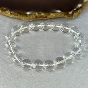 Natural Clear Quartz Bracelet 天然白水晶手链 30.76g 17cm 10.6mm 19 Beads - Huangs Jadeite and Jewelry Pte Ltd