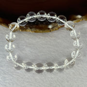 Natural Clear Quartz Bracelet 天然白水晶手链 30.79g 17cm 10.6mm 19 Beads - Huangs Jadeite and Jewelry Pte Ltd