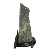 Natural Brazil Amethyst Cave with White Calcite 7.00kg with Wooden Stand 240.0 x 185.0 x 344.0mm - Huangs Jadeite and Jewelry Pte Ltd