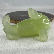 Natural Green Serpentine Seal Display 280.3g 98.5 by 72.8 by 82.4mm - Huangs Jadeite and Jewelry Pte Ltd