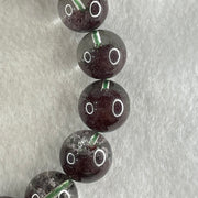 Good Grade Natural Red Phantom Quartz Beads Bracelet 53.77g 17cm 13.9mm 16 Beads - Huangs Jadeite and Jewelry Pte Ltd