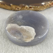 Natural Purple Flower Agate Full Round Bangle Set | (96.78g | 54.9mm ID | 12.2 x 10.0mm | Close to Perfect | Royal Blooming Grace & Spiritual Elevation Anchor, Feng Shui Blessing & Sovereign Fu Zhuo Stacking Bangle Set) - Huangs Jadeite and Jewelry Pte Ltd