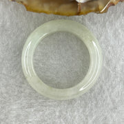 Type A Natural White to Faint Green Jadeite Ring 3.90g5.7 by 3.7mm US 8.1 HK 17.9 (Very Very Slight Internal Line) - Huangs Jadeite and Jewelry Pte Ltd