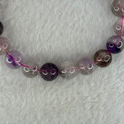 Natural Super 7 Beads Bracelet 29.63g 17.5cm 10.3mm 20 Beads - Huangs Jadeite and Jewelry Pte Ltd