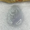 Type A Semi Icy Jelly Lavender with Faint Green Jadeite Ruyi 如意 11.48g 40.0 by 24.1 by 6.3mm - Huangs Jadeite and Jewelry Pte Ltd