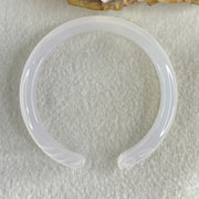 Natural Pinky Agate Fox Bange Internal Dimeter 57.3mm 26.43g 10.2 by 7.6mm - Huangs Jadeite and Jewelry Pte Ltd