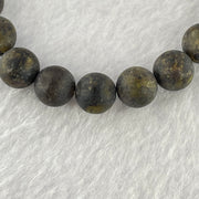 Natural Medicine Amber Beads Bracelet 天然药珀手链 10.16g 17.5cm 9.5mm 22 Beads - Huangs Jadeite and Jewelry Pte Ltd