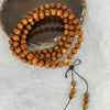 Natural High Oil Yabai Wood 高油崖柏 Beads Necklace 63.26g 10.2mm 111 Beads / 7.8 mm 6 Beads - Huangs Jadeite and Jewelry Pte Ltd