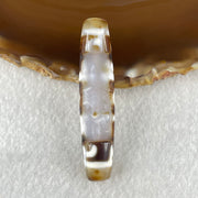 Natural Powerful Tibetan Old Oily Agate Zha Ji La Mu Female Cai Shen and 3 Eyed Dharma Vajra Dzi Bead Heavenly Master (Tian Zhu) 扎基拉姆女财神两眼天珠 13.14g 57.7 by 12.5mm - Huangs Jadeite and Jewelry Pte Ltd