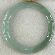 Type A Blueish Green Jadeite Bangle 44.77g Internal Diameter 55.5mm 8.9 by 9.5mm (Close to Perfect) - Huangs Jadeite and Jewelry Pte Ltd