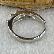 High Grade Natural Diamonds 1.0ct Platinum PT900 Ring Total 7.28g US6 HK13 EU52 Inner Diameter 16.5mm - Huangs Jadeite and Jewelry Pte Ltd