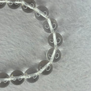 Natural Clear Quartz Bracelet 天然白水晶手链 30.79g 17cm 10.6mm 19 Beads - Huangs Jadeite and Jewelry Pte Ltd
