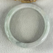 Type A Light Green Light Lavender Jadeite Bangle 65.83g Inner Diameter 57.6mm 13.5 by 9.8mm (Internal Line) - Huangs Jadeite and Jewelry Pte Ltd
