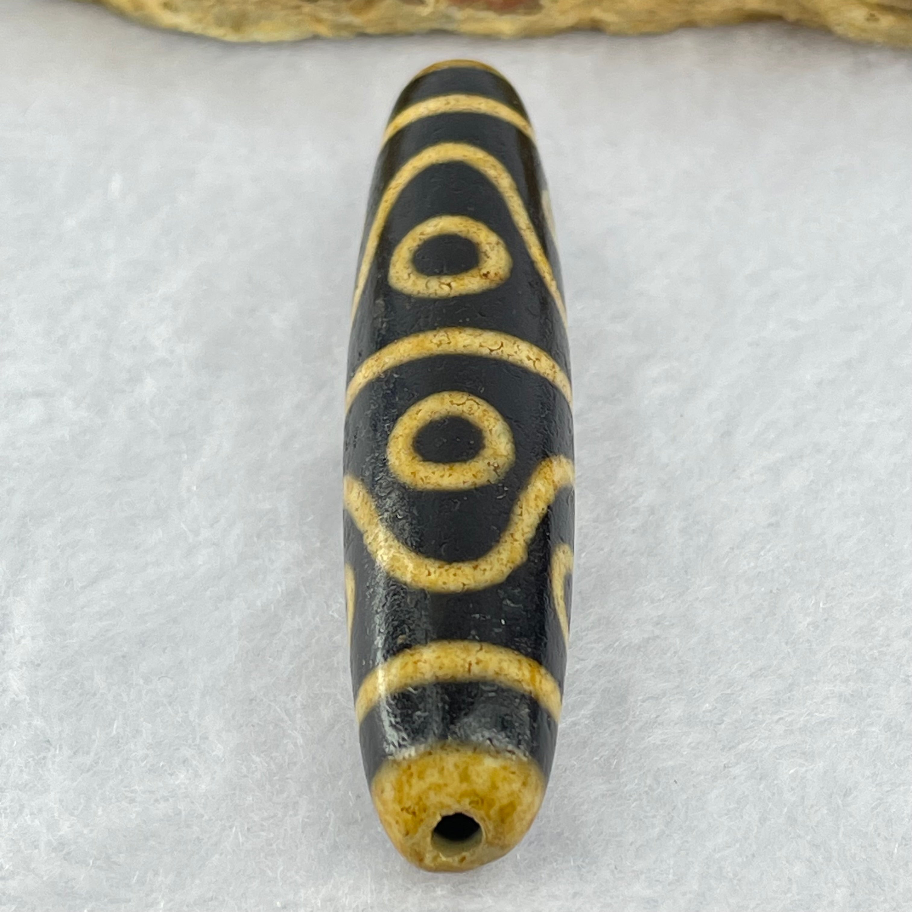 天然强力西藏老油性玛瑙八眼天珠天师（天珠）八眼天诛14.21 克