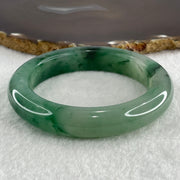 Natural Icy Green Flora Agate Bangle 69.36g Internal Diameter 59.4mm 13.2 by 11.3mm (Perfect) - Huangs Jadeite and Jewelry Pte Ltd