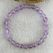 Natural Amethyst Quartz Beads Bracelet 9.62g 15cm 6.3mm 29 Beads - Huangs Jadeite and Jewelry Pte Ltd