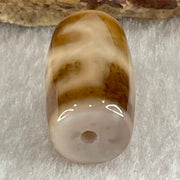 Natural Powerful Tibetan Old Oily Agate Patina Guiren Tairen Human Dzi Bead Totem Amulet Heavenly Master (Tian Zhu) 贵人天诛 4.82g 20.1 by 11.7mm - Huangs Jadeite and Jewelry Pte Ltd