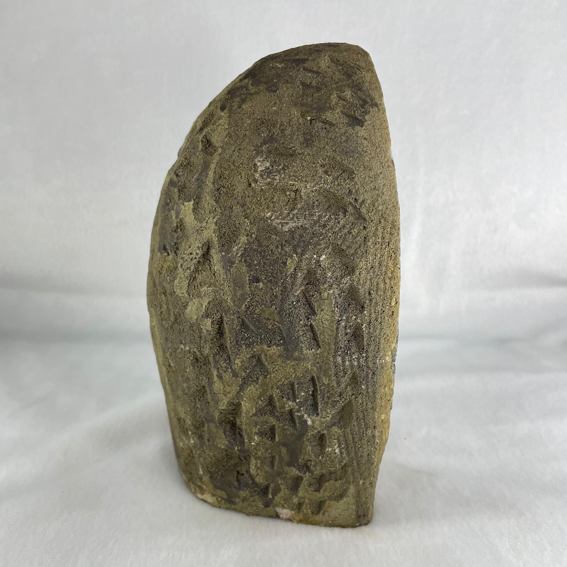 Natural Amethyst Cave with Wooden Stand 3,849.40g 145.8 by 132.6 by 160.0mm - Huangs Jadeite and Jewelry Pte Ltd