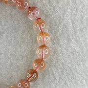 Natural Ferruginous Quartz Bracelet 17.08g 15cm 8.3mm 23 Beads - Huangs Jadeite and Jewelry Pte Ltd
