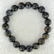 Good Grade Natural Petersite Beads Bracelet 31.03g 17cm 10.8mm 19 Beads - Huangs Jadeite and Jewelry Pte Ltd