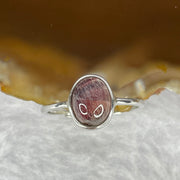 Above Average Grade Natural Super 7 Crystal in 925 Sliver Ring (Adjustable Size) 天然超级七水晶 925 银戒指（可调节尺寸) 1.64g 7.7 by 6.4 by 4.7mm - Huangs Jadeite and Jewelry Pte Ltd