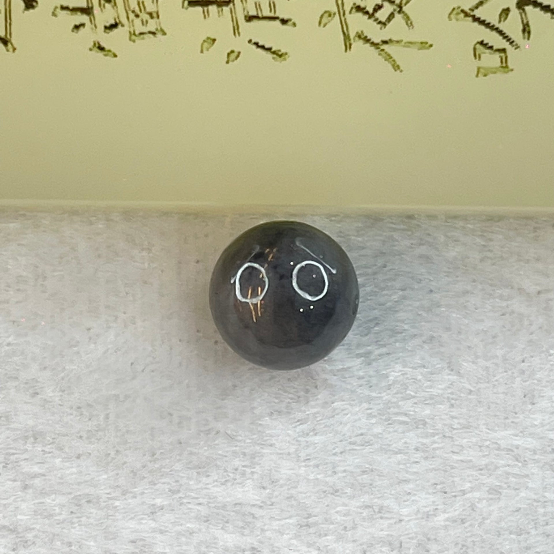 Type A Grey Wuji Jadeite Beads for Bracelet/Necklace/Earring/Ring 1.68g 9.9mm - Huangs Jadeite and Jewelry Pte Ltd