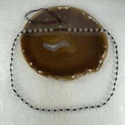 Clear Liuli Beads Necklace 20.48g 58cm 6.2mm 57Beads - Huangs Jadeite and Jewelry Pte Ltd