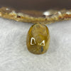 Good Grade Natural Golden Rutilated Quartz Crystal Lulu Tong Barrel 天然金顺发晶水晶露露通桶 
6.57g 16.5 by 14.7mm - Huangs Jadeite and Jewelry Pte Ltd