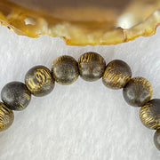 Natural Wild Vietnam Lu Qi Nan Agarwood Beads Bracelet 天然野生越南鹿其南沉香珠手镯 7.15g 17.5cm 9.0mm 26 Beads - Huangs Jadeite and Jewelry Pte Ltd