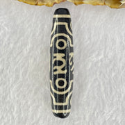 Natural Powerful Tibetan Old Oily Agate 8 Eyes Om Mani Padme Hum Dzi Bead Heavenly Master (Tian Zhu) 六字箴言八眼天珠 15.32g 58.6 by 13.2mm - Huangs Jadeite and Jewelry Pte Ltd