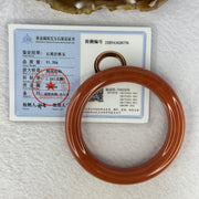 Red Quartzite Jade Bangle 天山玉手镯 Internal Diameter 56.2mm 51.30g 11.2 by 10.9mm - Huangs Jadeite and Jewelry Pte Ltd