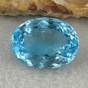 Natural Sky Blue Topaz Oval Shape 18.74ct 18.5 by 13.8 by 8.8mm - Huangs Jadeite and Jewelry Pte Ltd