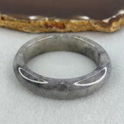 Baby Kids Type A Wuji Grey with Slight Yellow Jadeite Bangle Internal Diameter 39.9mm 26.59g 11.0 by 6.7mm (Slight Internal Lines) - Huangs Jadeite and Jewelry Pte Ltd