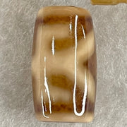 Natural Powerful Tibetan Old Oily Agate Patina Guiren Tairen Human Dzi Bead Totem Amulet Heavenly Master (Tian Zhu) 贵人天诛 4.70g 19.9 by 11.4mm - Huangs Jadeite and Jewelry Pte Ltd